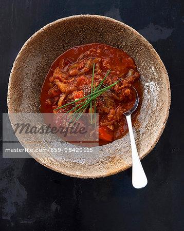 Ribolitta (Tuscan vegetable soup, Italy)