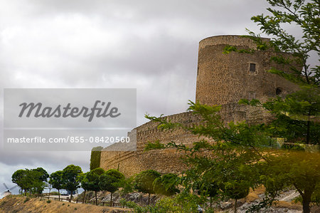 Castillo de los Caballeros de San Juan de Jerusalen (12th Century), La Mancha, Consuegra, Toledo, Spain, Europe