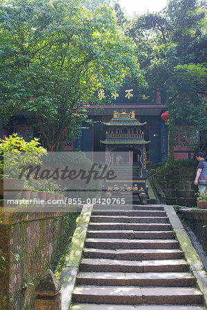 Sanqing palace, Shangqing temple, Qingcheng Shan, A holy Taoism mountain, Dujiangyan city, Sichuan Province, PRC