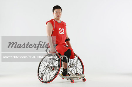 Wheelchair basketball player