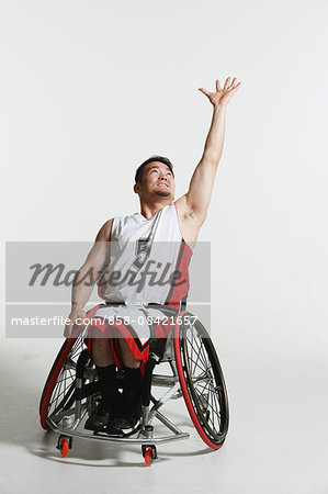 Wheelchair basketball player