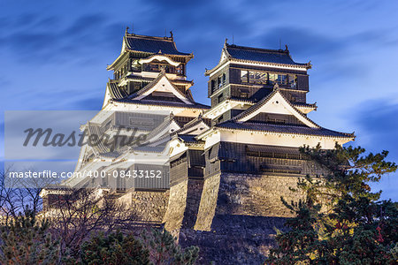 Kumamoto, Japan at Kumamoto Castle.