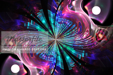 Abstract fractal fantasy  pattern and shapes.Fractal artwork for creative design,flyer cover, interior, poster.