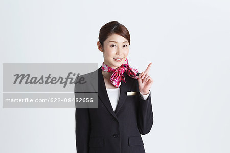 Attractive Japanese concierge