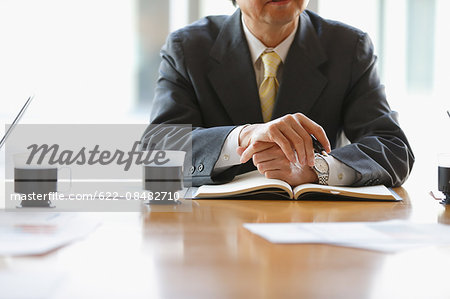 Business people having a meeting