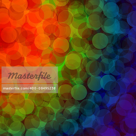 EPS 10 Colorful bokeh abstract light background - Vector illustration