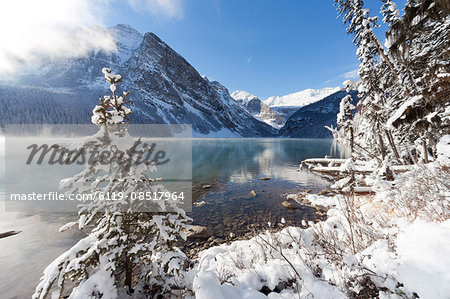 Lake Louise, Banff National Park, UNESCO World Heritage  Site, Rocky Mountains, Alberta, Canada, North America