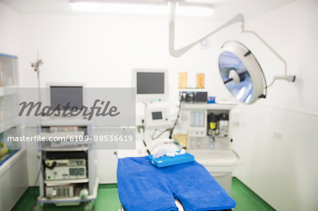 Veterinarian operating room in clinic