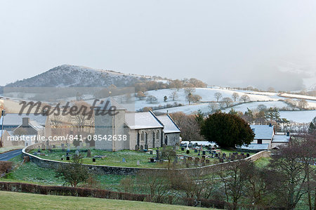 St. David's Church, Llanddewi'r Cwm, Powys, Wales, United Kingdom, Europe