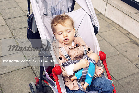 Toddler sleeping in stroller Toddler sleeping in stroller