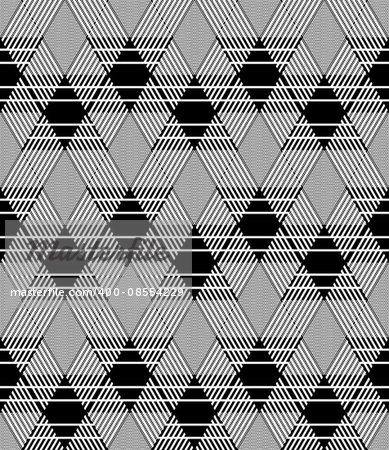 Diamonds pattern. Seamless geometric texture. Vector art.