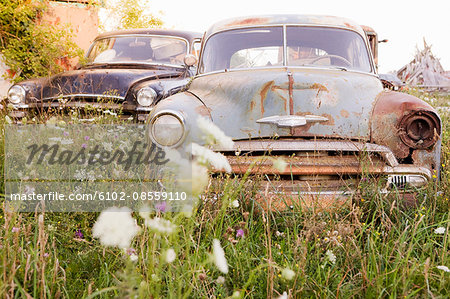 Old abandoned car