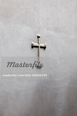 Cross on a wall