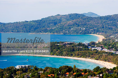 South East Asia, Thailand, Phuket, Kata beach view point