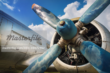 picture of an old airplane