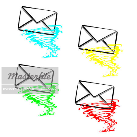 express SMS message envelope mail icon