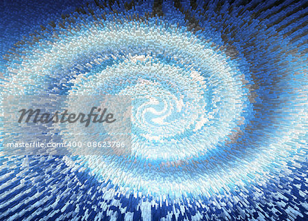 Abstract blue textured background. Illustration.