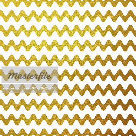 Gold glitter wavy stripes colorful background. Bright luxury golden texture vector graphic design