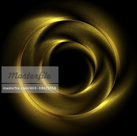 Glow luxury shiny circles logo design. Gold glitter colors vector background