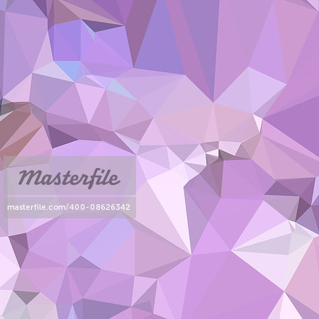 Low polygon style illustration of electric lavender abstract geometric background.