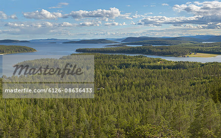 Sweden, Angermanland, Hoga Kusten, Sorvage, Scenic view of archipelago