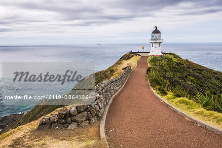 Cape Reinga Lighthouse (Te Rerenga Wairua Lighthouse), Aupouri Peninsula, Northland, North Island, New Zealand, Pacific