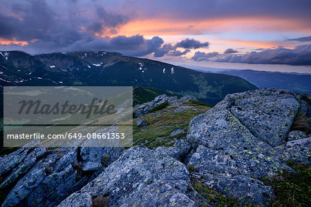 Chornogora Ridge Landscape, Carpathian Mountains, Ivano-Frankovsk Region, Ukraine