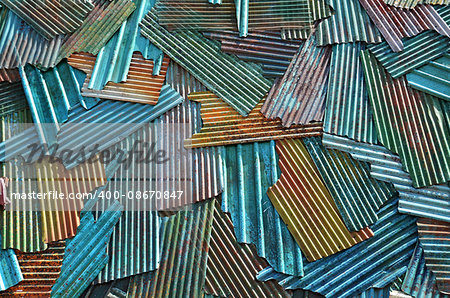 Zinc wall rusty surface style texture background