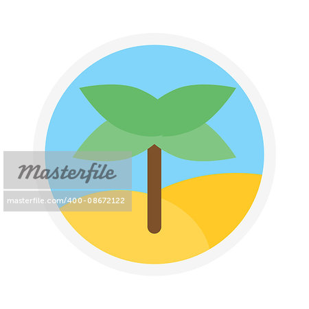 Green coconut palm icon logo isolated leaf on white background. Palm icon logotype isolated vector and green palm icon isolated. Palm isolated green plant nature and tropical palm isolated