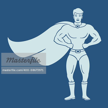 Superhero vector illustration eps 8 file format