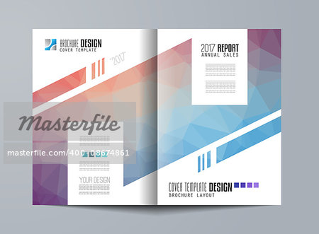 Brochure template, Flyer Design or Depliant Cover for business presentation and magazine covers, annual reports and marketing generic purposes.