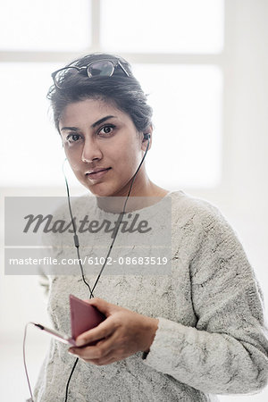 Young woman with cell phone