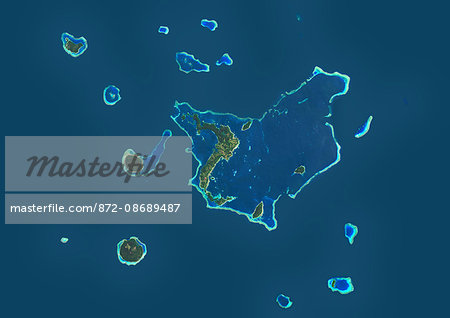 Satellite view of Vanua Balavu Island, Fiji. This image was compiled from data acquired by Landsat 8 satellite in 2014. Satellite view of Vanua Balavu Island, Fiji. This image was compiled from data acquired by Landsat 8 satellite in 2014.