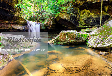 Dog Slaughter Falls in the Daniel Boone National Forest in Southern Kentucky