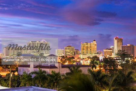 Sarasota, Florida, USA downtown skyline.