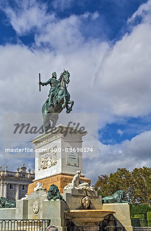 The Monument to Philip IV or Fountain of Philip IV is a memorial to Philip IV of Spain in the centre of Plaza de Oriente in Madrid, Spain.