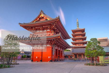 Sensoji Temple in Asakusa, tokyo, Japan.