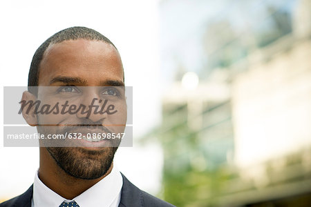 Businessman smiling, portrait Businessman smiling, portrait