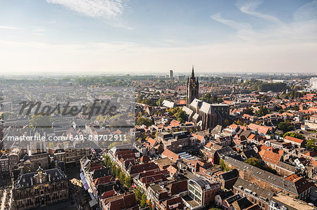 View from New Church, Delft, Netherlands