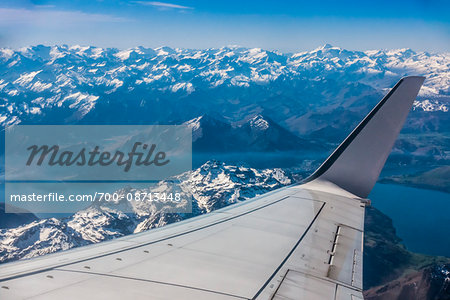 Flying out of Queenstown, Otago, New Zealand Flying out of Queenstown, Otago, New Zealand