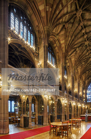 Europe, United Kingdom, England, Lancashire, Manchester, John Rylands Library