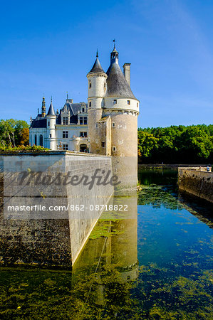 Chateau of Chenonceau, Indre-et-Loire, Loire Valley, France, Europe