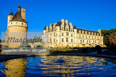 Chateau of Chenonceau, Indre-et-Loire, Loire Valley, France, Europe