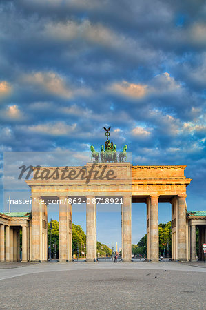 Germany, Deutschland. Berlin. Berlin Mitte. Brandenburg Gate, Brandenburger Tor