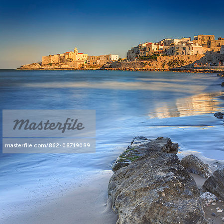 Italy, Italia. Apulia, Puglia, Foggia district. Gargano, Vieste.