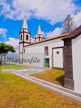 Portugal, Azores, Pico, Madalena, Church of Santa Maria Madalena.