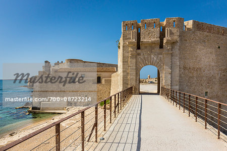 Castello Maniace on Ortygia, Syracuse, Sicily, Italy