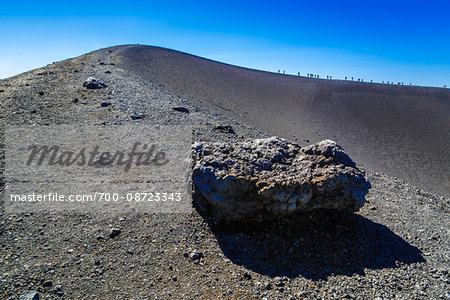 Rock on Slope of Mount Etna, Sicily, Italy