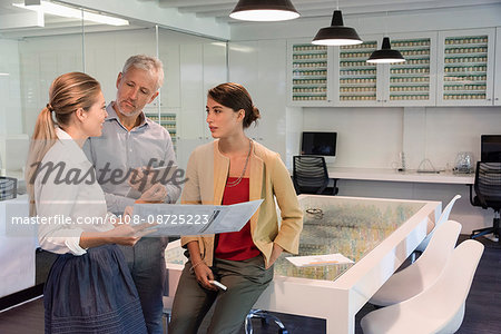 Business people discussing in an office