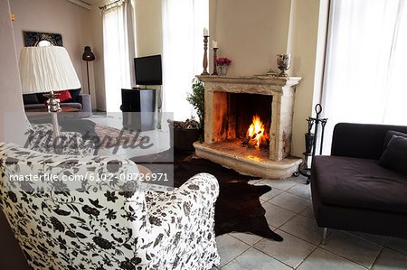 View of elegant living room